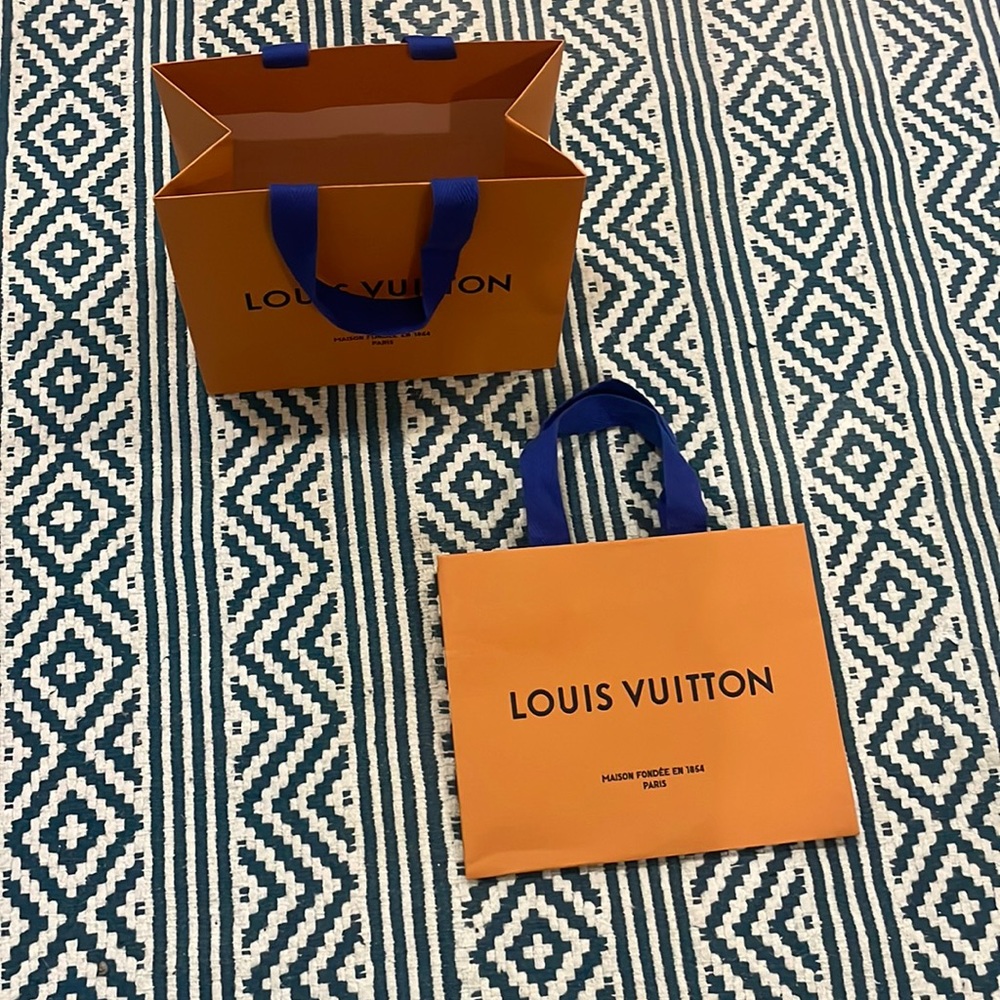LV shopping bags